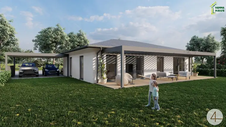 Bungalow in sonniger Lage - individuell planbar - Lehm für Ihre Wohngesundheit