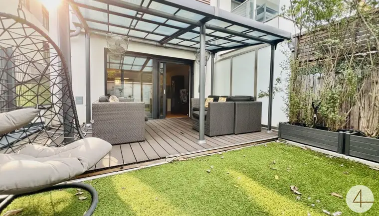 8Min zur U2 - 4Zimmer Gartenwohnung - privater Eingang - sonnige Terrasse - Tiefgarage - ideale Infrastruktur
