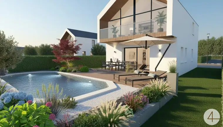 Stilvolles Einfamilienhaus im modernen Chalet-Stil Individuell Planbar