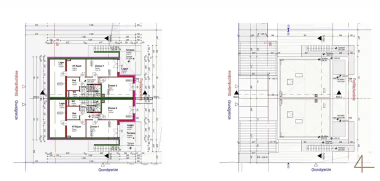 Baubewilligt | Grundstück mit 774 m² | ca. 385 m² Wohnnutzfläche möglich | Eigengarten bis zu ca. 413,07m² gesamt