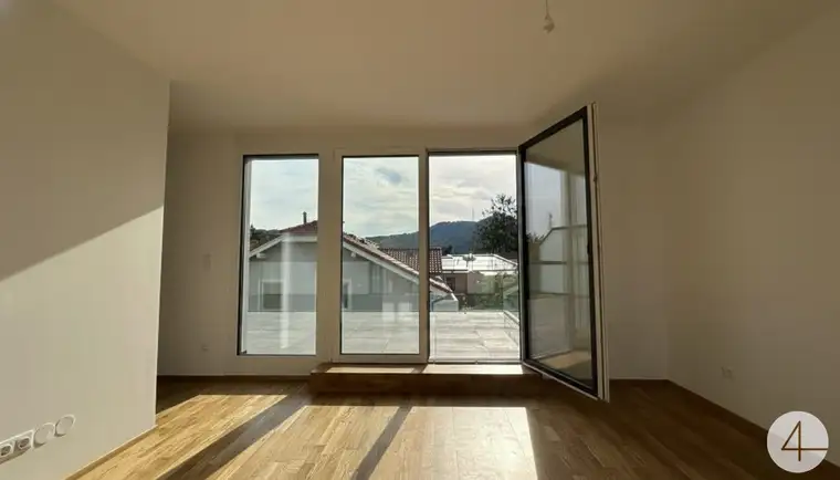 Erstbezug: Modernes Reihenhaus mit Dachterrasse und Kahlenbergblick (reserviert)