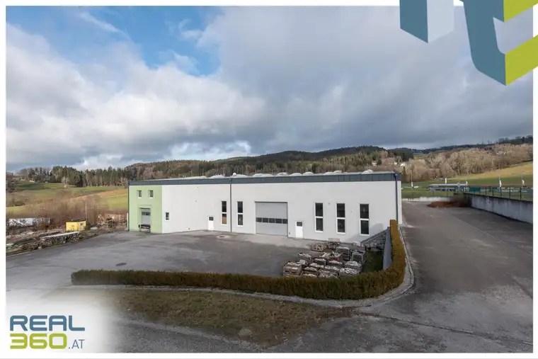 Hochwertige Betriebsliegenschaft auf Baurechtsgrund (Halle, Büro, Lager, Wohnung)