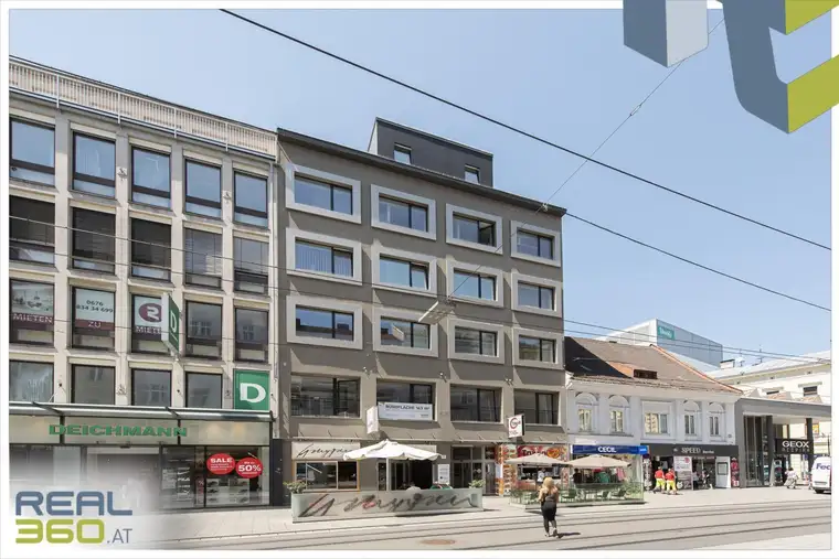 Landstraße Linz: Vielseitige Büro-/Praxisfläche günstig zum Selbstausbau