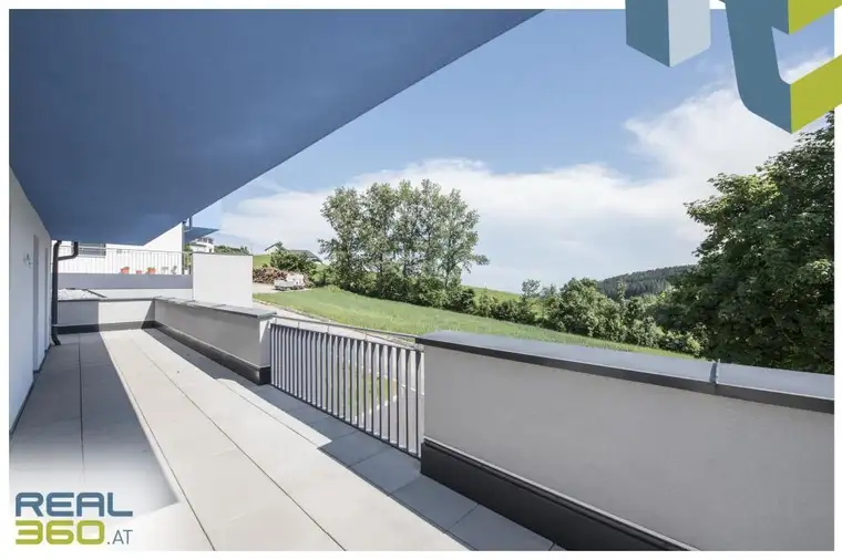 4-Zimmer-Neubauwohnung mit Fernblick + ca. 51m² Terrasse Nahe Linz!
