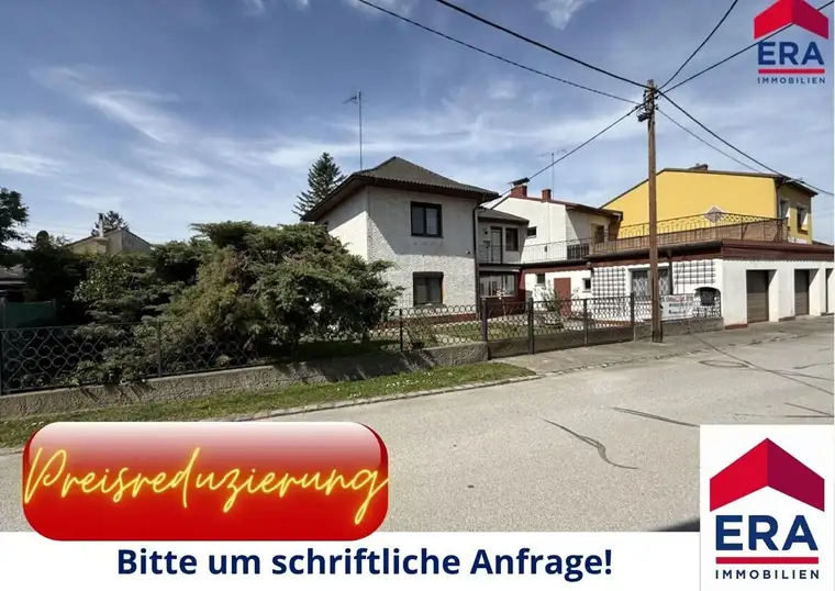 PREISREDUZIERUNG: Großzügiges Ein- bzw. Zweifamilienhaus in Drösing in idyllischer Grünruhelage