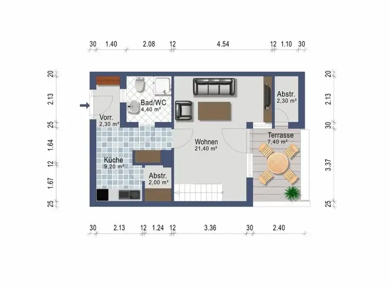 Coole Single Wohngalerie mit Balkon - provisionsfrei ab 1. November 2025 - Heizkosten inklusive