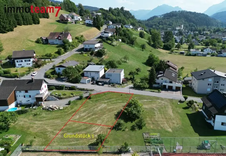 Zwischen Frutz und Frödisch - Grundstück 1 mit 334 m² zu kaufen