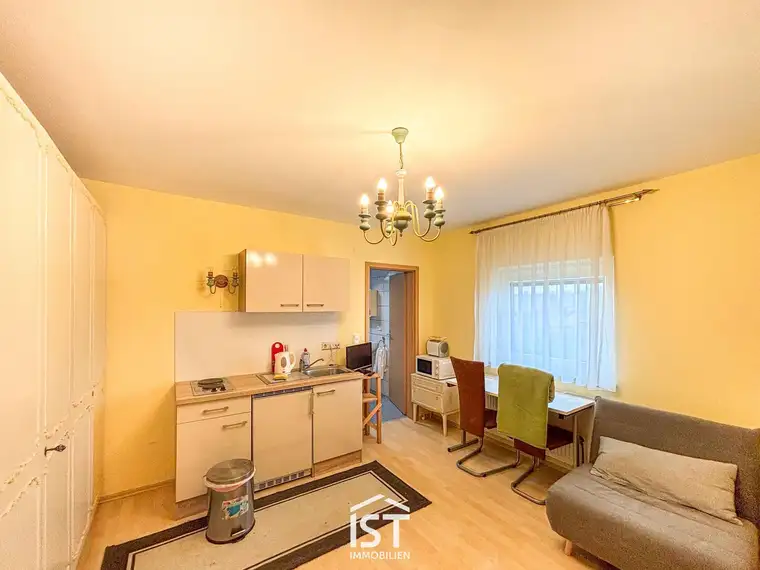 Altheim - Möblierte Garconniere mit Gartenmitbenutzung