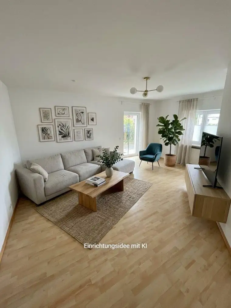 Großzügige, gut aufgeteilte2-Zimmer-Wohnung mit möblierter Küche in Aspach