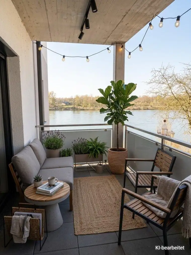 Moderne 2-Zimmer-Wohnung mit Balkon – ruhige Lage direkt am Inn