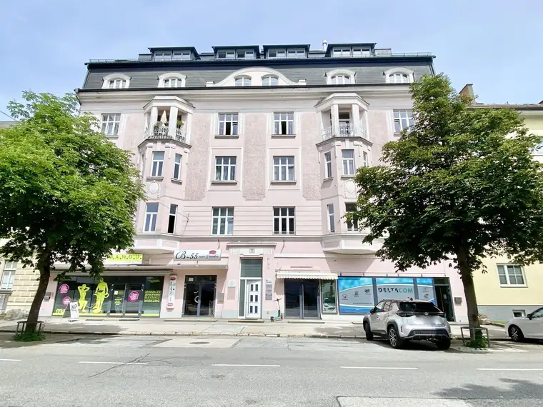 Klagenfurt - Bahnhofstr. vis-á-vis der Wirtschaftskammer: Geschäftsfläche - Keine Gastronomie!