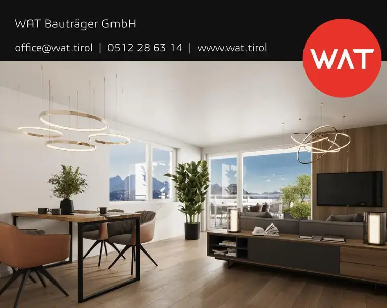 Modern &amp; hochwertig: 3-Zimmer-Wohnung (Top 8) - LEBEN IN IGLS