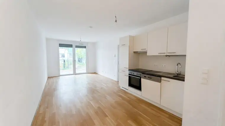 Moderne 2 Zi -Wohnung mit Garten - nahe Millennium City (provisionsfrei!)