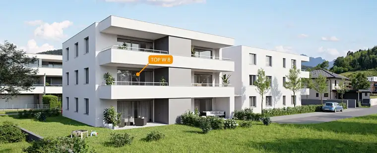 Schöne 3-Zimmer-Terrassenwohnung (TOP 8) in Feldkirch-Altenstadt, Rebbündten 17