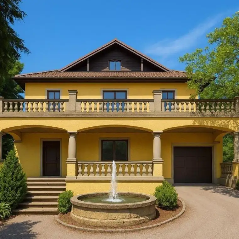 Traumhafte Fernsicht, großes Haus mit uneinsichtigem Gartenteil– Nähe Schwechat!