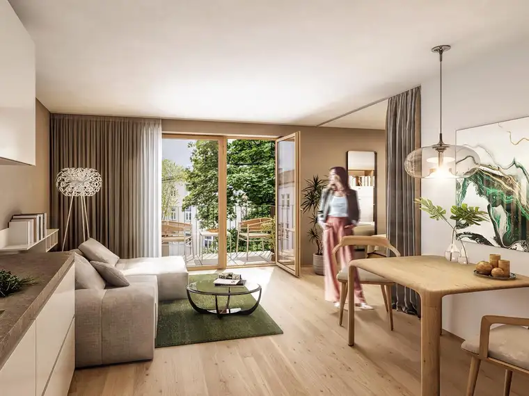 Zentrum Landeck | 1,5-Zimmer-Wohnung mit Balkon | 35,01 m² | Jöchlerhaus (TOP 14)