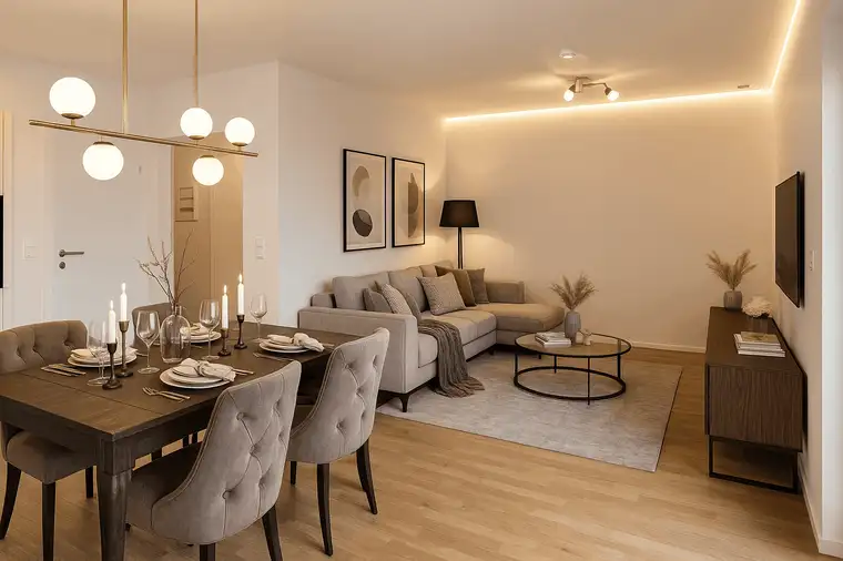 3-Zimmer-Wohnung mit Parkblick