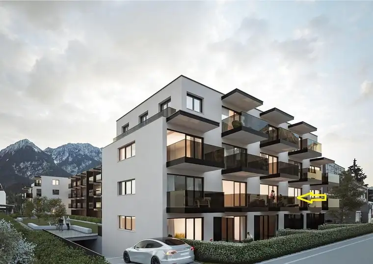 2-Zimmerwohnung mit Südostbalkon