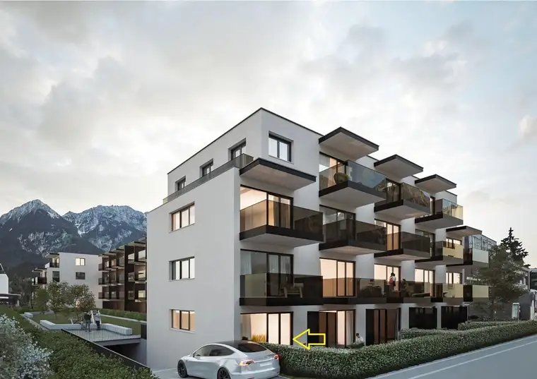 Schöne 2-Zimmer-Wohnung mit Garten, 1.05