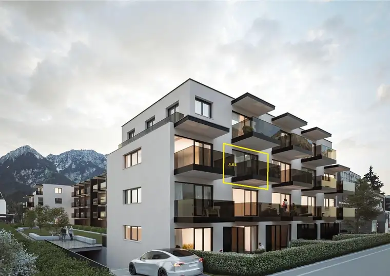 Elegante 2-Zimmer-Wohnung mit Balkon, Top 3.04