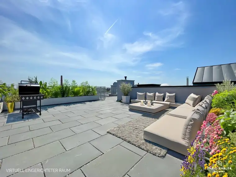 PROVISIONSFREI - NEUBAU |Klimatisiert | 4-Zimmer | Exklusive Neubau-Dachgeschosswohnung mit imposantem Dachterrassentraum mit Anninger-Blick im Zentrum Guntramsdorfs