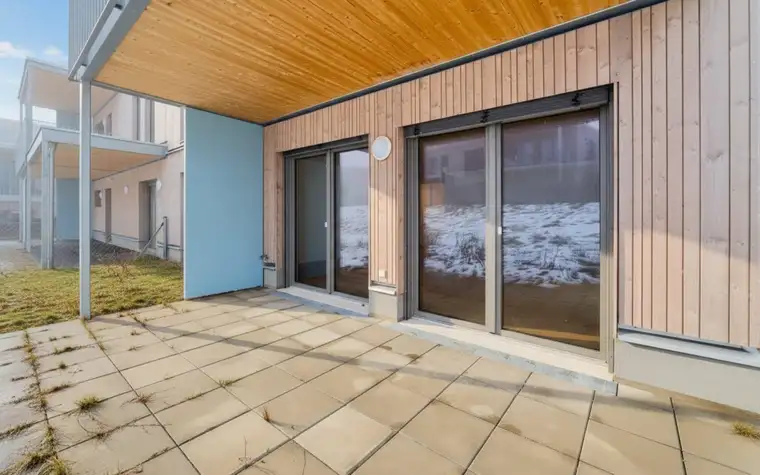 NEUER PREIS - Moderne 2-Zimmer-Garten-Wohnung in Holzbauweise - ERSTBEZUG - Haus 3 - Top 2 - 240m2 Garten