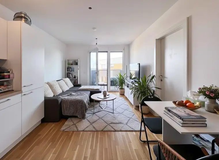 Moderne 2-Zimmer-Anlegerwohnung mit Balkon &amp; Fernblick – vermietet bis 11/2030