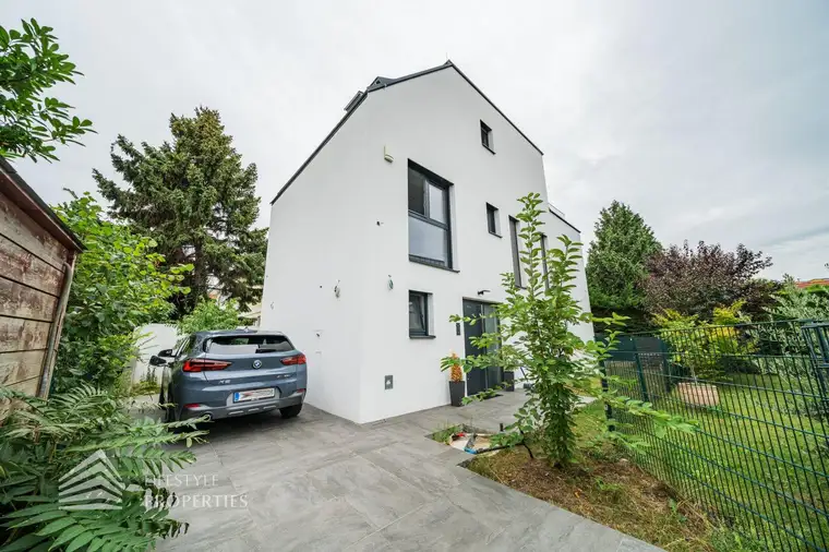 Modernes Hightech Haus, Nähe Alte Donau