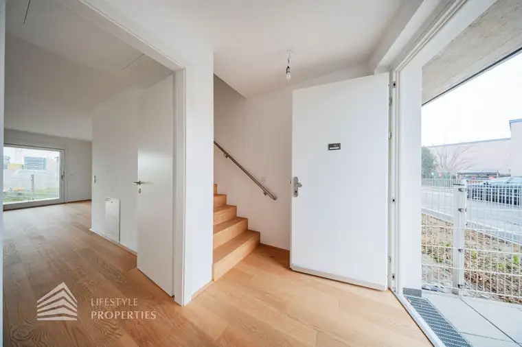Helle 3-Zimmer Maisonette mit Garten und Balkonen, Nähe Alte Donau