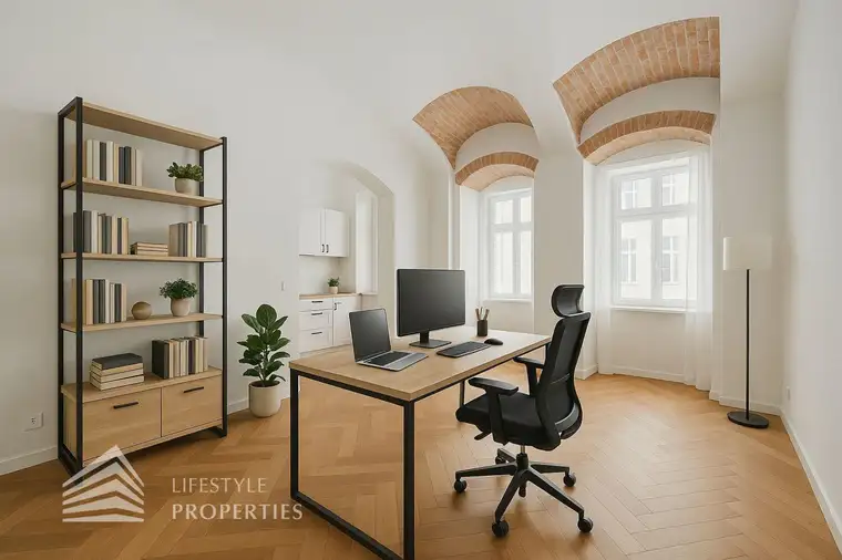 Hochwertig saniertes 2-Zimmer-Büro in Toplage