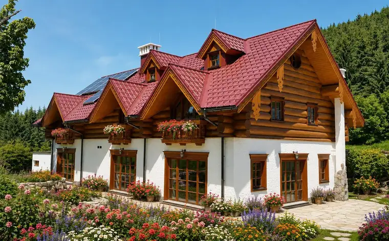 Repräsentatives Luxus-Chalet: Modernstes Alpendesign in geschützter Waldlage