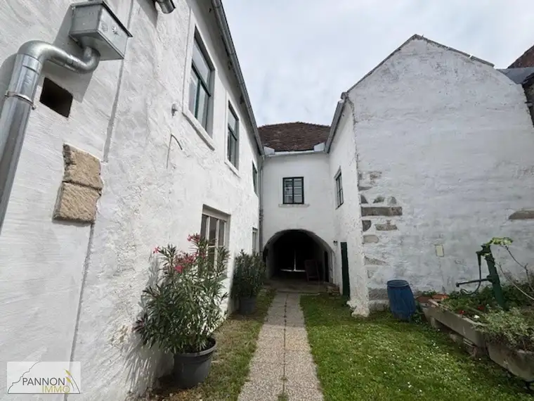 Breitenbrunn - historische (16.Jhd.), neu sanierte Wohnung samt Nebengebäuden und Garten im Ortszentrum