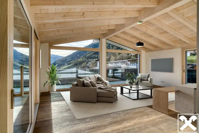 Ausnahme Wohnjuwel im Herzen des Stubaitals: Private Neubauwohnung mit Panoramaterrasse und Haus-im-Haus-Komfort