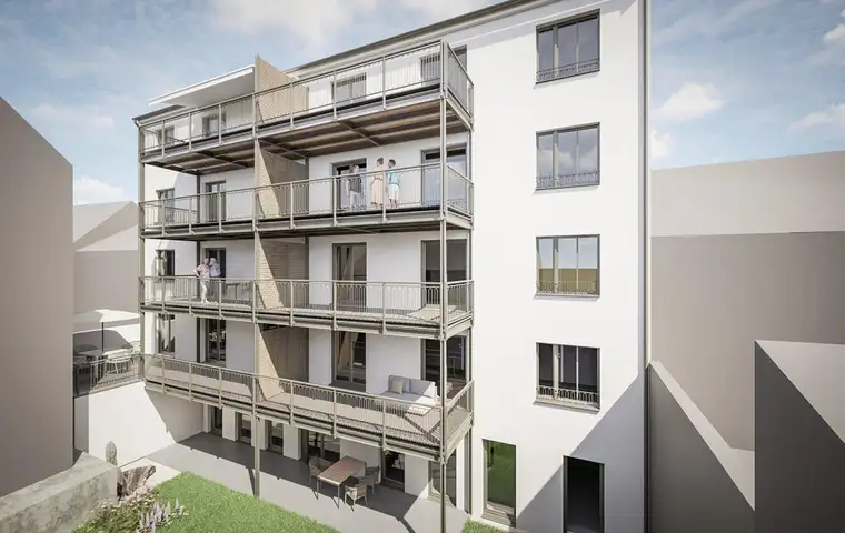 Innenhofterrasse - Ruhe-Oase in Steyrdorf - PROJEKTSTART