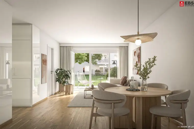 Moderne 2-Zimmer-Wohnung mit kleinem Eigengarten – Erstbezug in zentraler Lage!