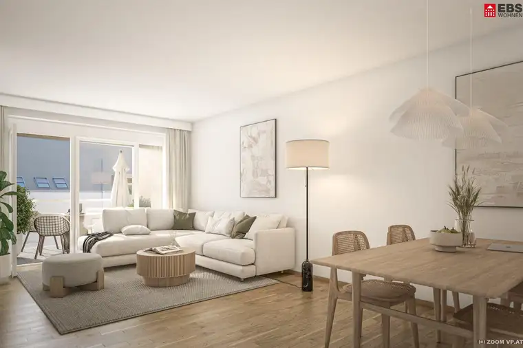 Großzügig geschnittene 2-Zimmer Wohnung mit Loggia und Tiefgaragenabstellplatz