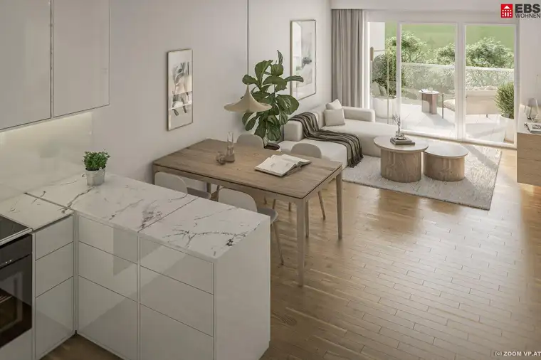 Moderne, barrierefreie 2-Zimmer-Mietwohnung in der Rosenbauerstraße mit großzügiger Loggia – ein ideales Zuhause zum Wohlfühlen.