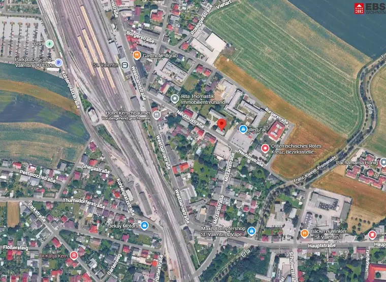 Gepflegte 2-Zimmerwohnung im Erdgeschoss in St. Valentin – dzt. in Sanierung, mit fixem Parkplatz, ruhige und zentrale Lage! Ab 01.04.2026 verfügbar!