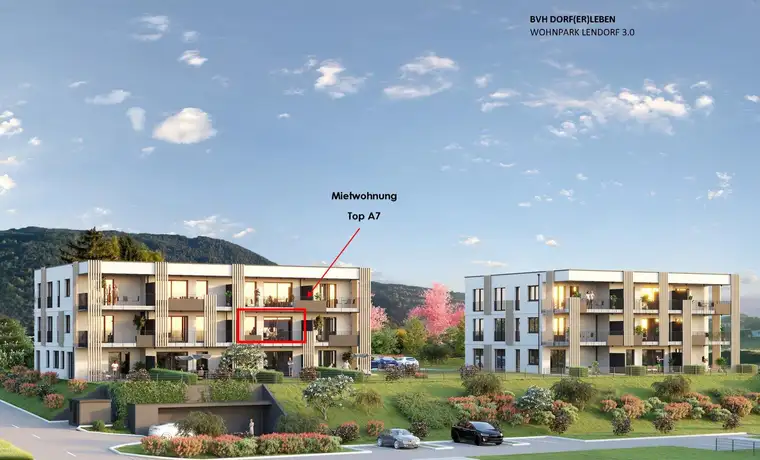 Moderne 2-Zimmer Mietwohnung mit 18 m² Balkon in Lendorf – Ihr neues Zuhause für € 960!