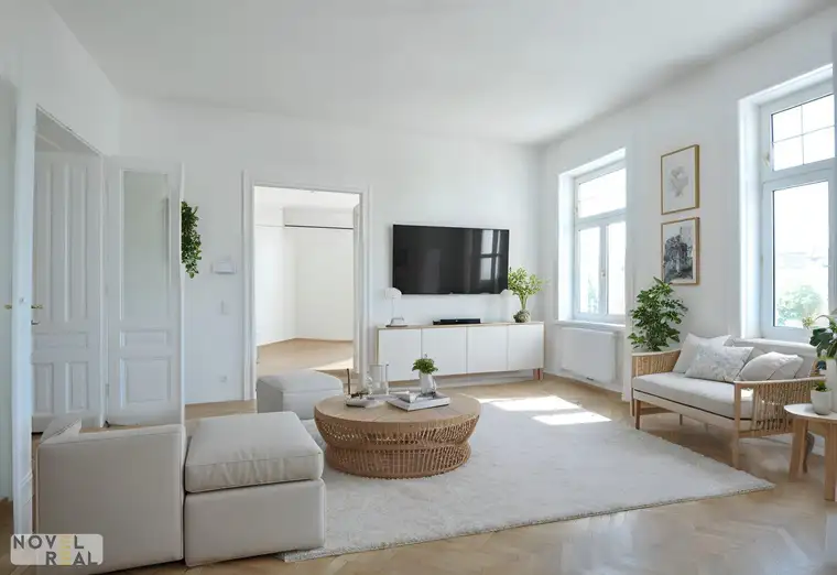 Gepflegtes Wohnen mit viel Platz - 4 Zimmer Etagenwohnung mit Loggia in zentraler Lage