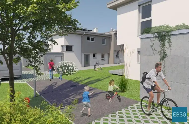 Moderne Doppelhaushälfte in idyllischer Umgebung, Top 1