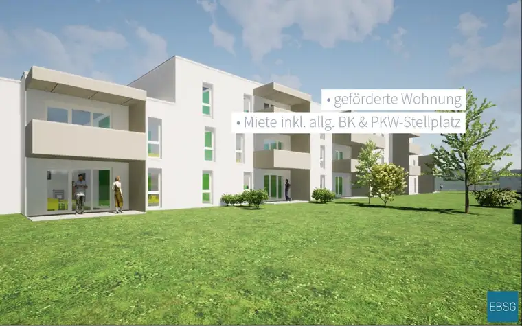 Top 12: 3-Zimmerwohnung im 1. OG mit Balkon 