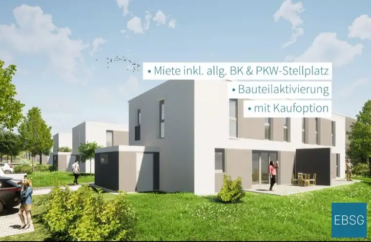 Doppelhaushälfte mit Terrasse und Garten - Top 2