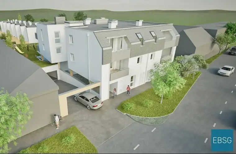 Gartenseitige Wohnung mit Balkon - Top 6