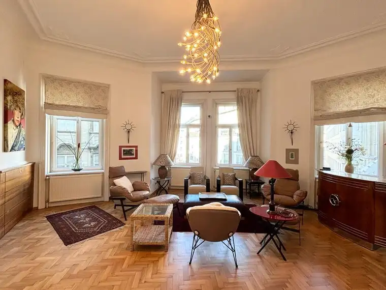 Möblierte 4-Zimmer Luxus-Wohnung im 1. Bezirk Wiens