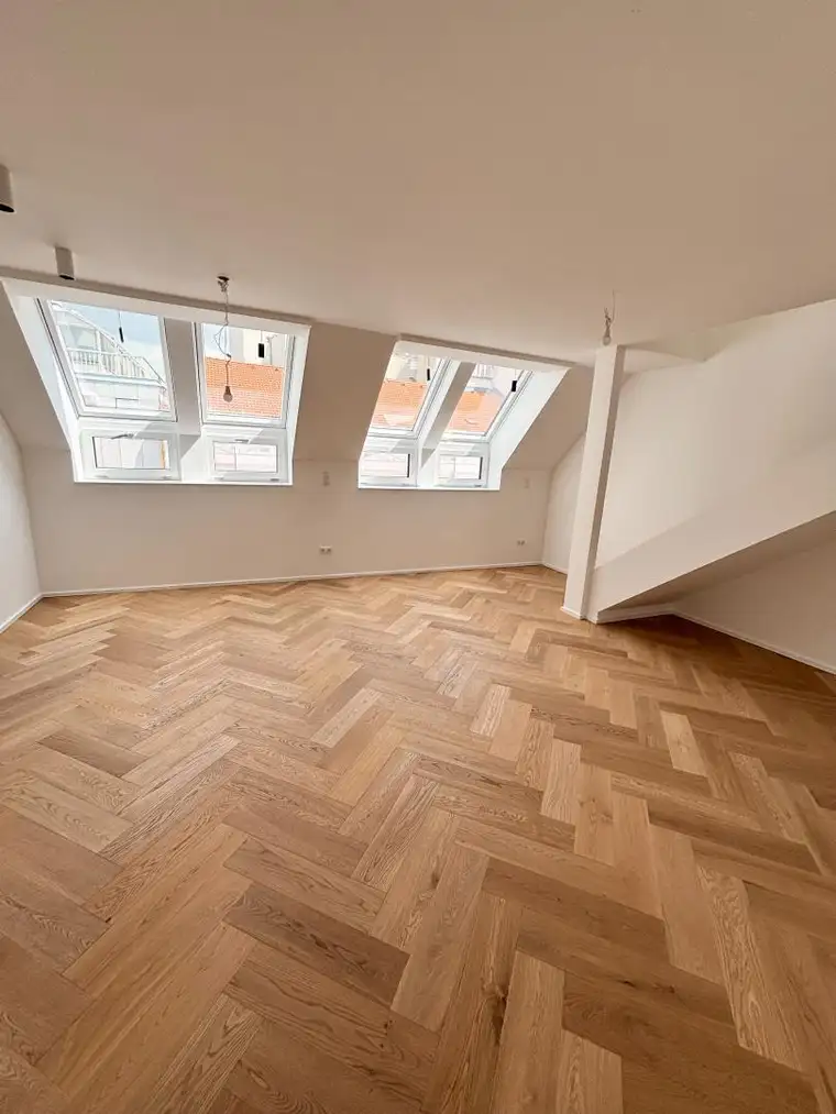 Dachgeschoßtraum im Erstbezug – 5 moderne Eigentumswohnungen in bester Lage des 9. Bezirks