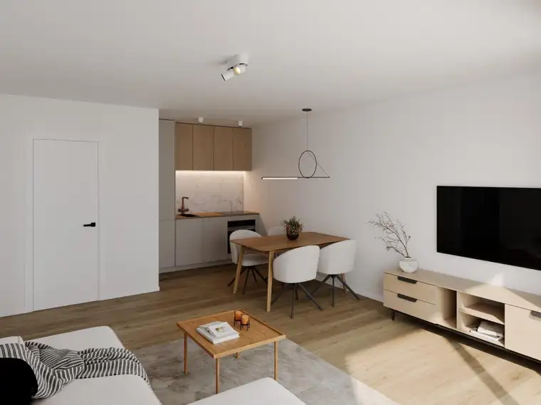 1.OG: 2-Zimmer-Wohnung mit Balkon in Thalheim bei Wels/Mühlental – provisionsfrei