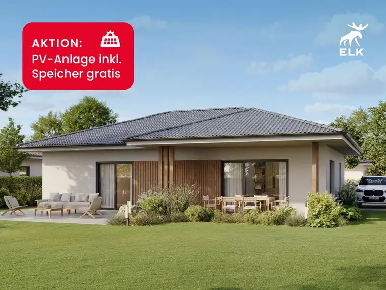 Komfortabler ELK Bungalow 102 m² in Sitzenberg-Reidling | AKTION: gratis PV-Anlage!