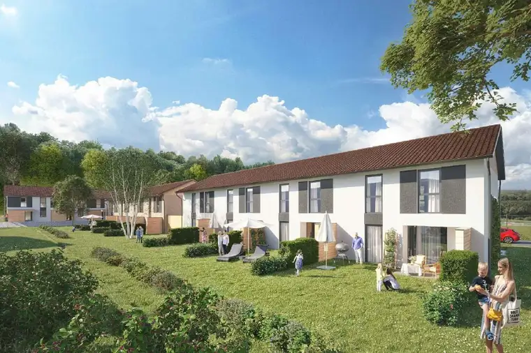 MIETFREI bis Endes 2023 -NEUBAU Maisonette-Neubauwohnung mit sonniger Terrasse &amp; Garten - HATZENDORF