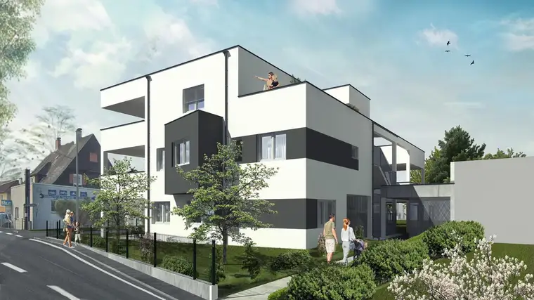 NEUBAU mit Dachterrasse! Exklusive 2-Zimmer-Eigentumswohnung mit sonniger Terrasse in Graz